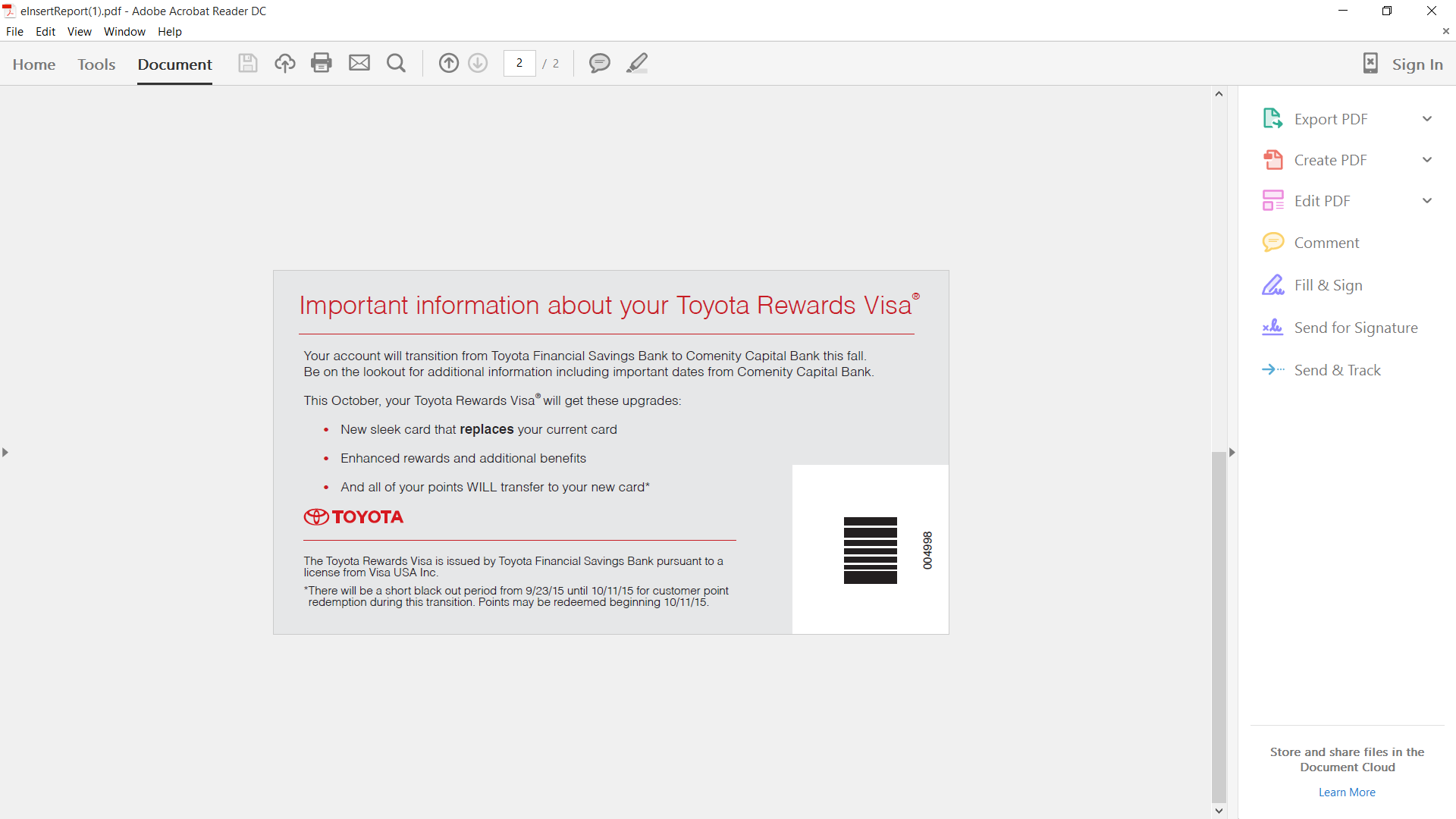Toyota Rewards Visa Comenity Capital B Myfico Forums 4181384