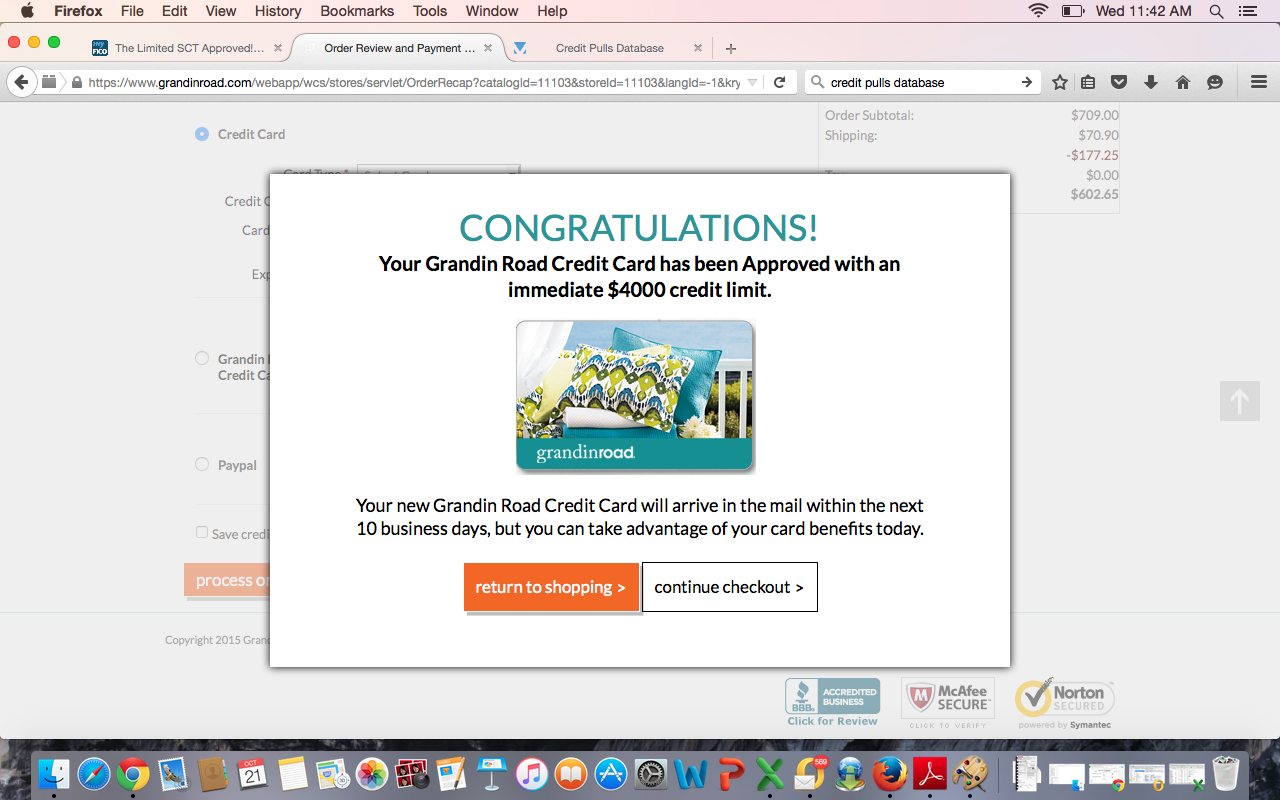 Gradin Road Approved! $4k - myFICO® Forums - 4289313