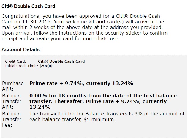 Citi Double Cash Pending To Approved Myfico Forums 4803002