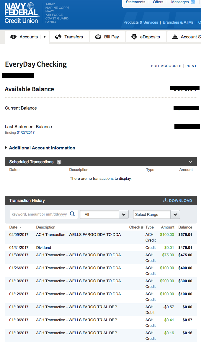 Transferring Money From External Account To Nfcu Myfico Forums 4861937