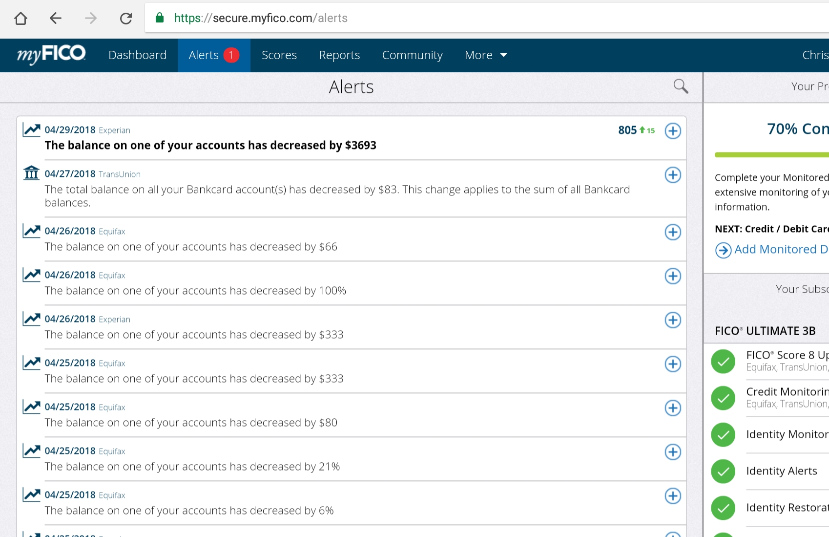 800 club finally!! - myFICO® Forums - 5236889