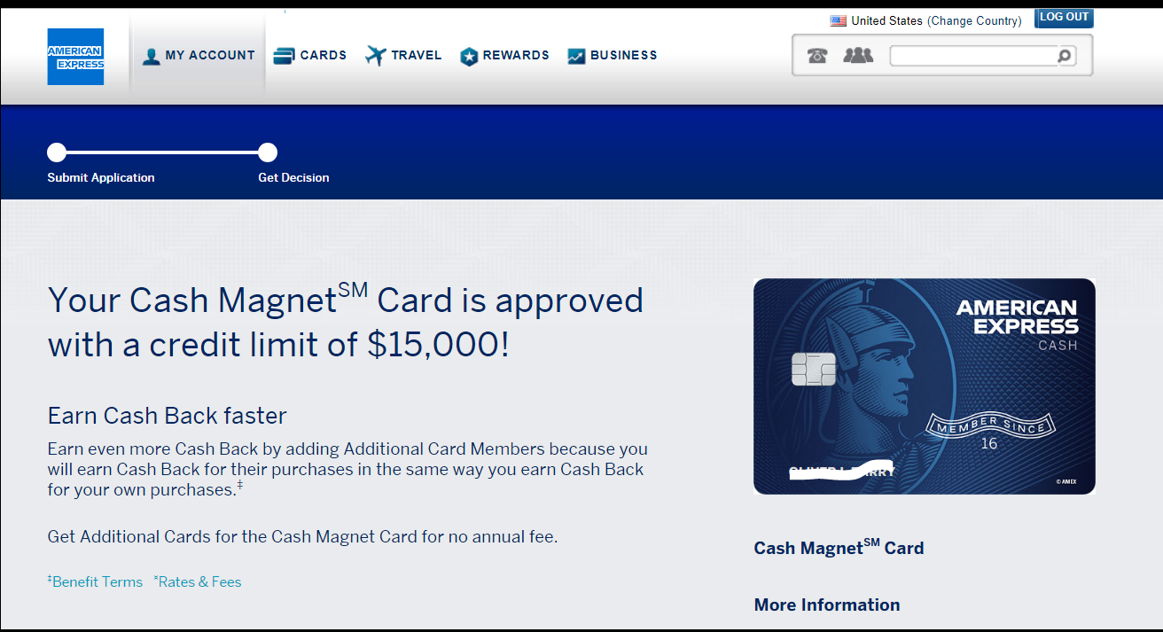New American Express Cash Magnet Card - Page 26 - myFICO® Forums - 5271989