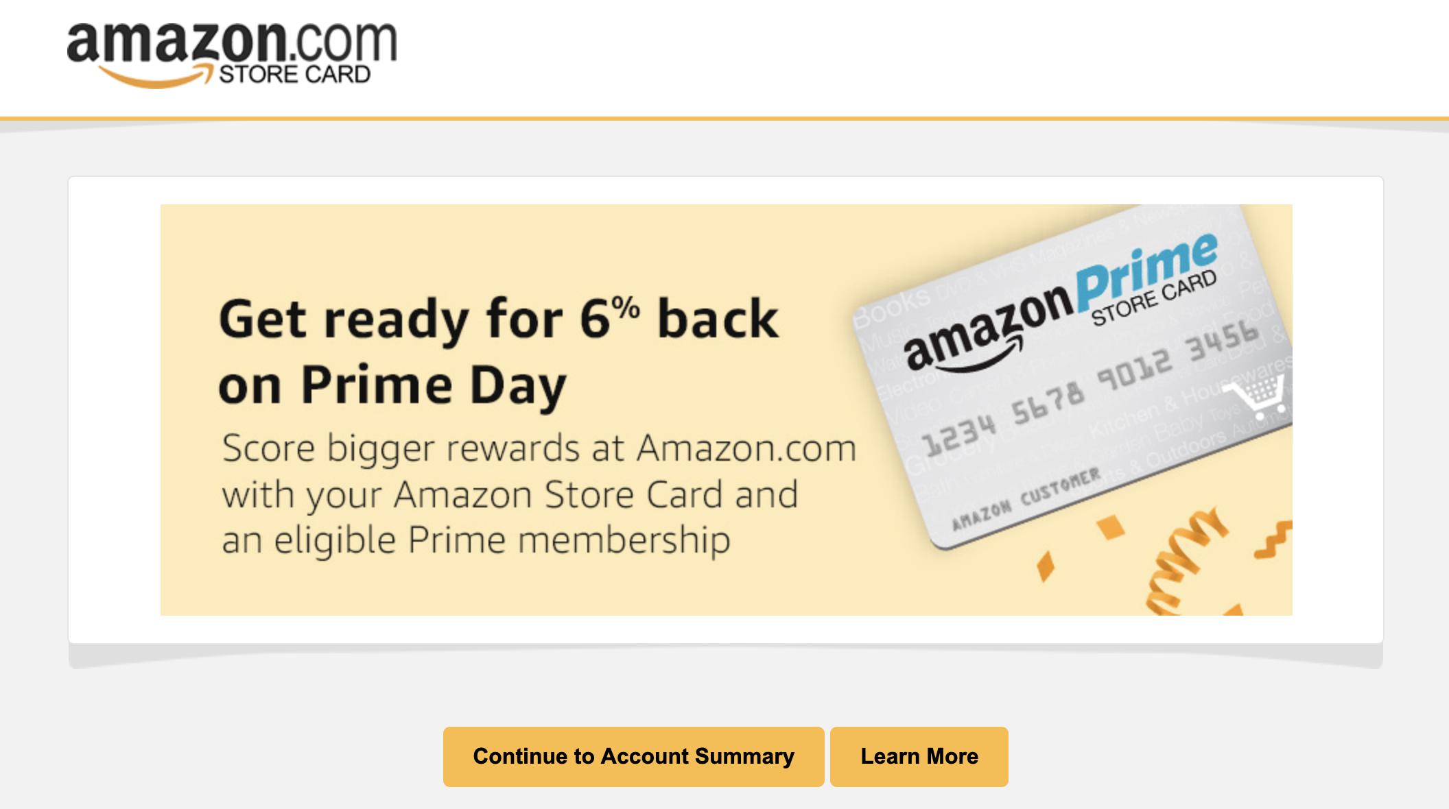6 Amazon Prime Visa on Prime Day myFICO® Forums 5677691
