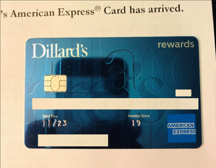 Dillards Amex