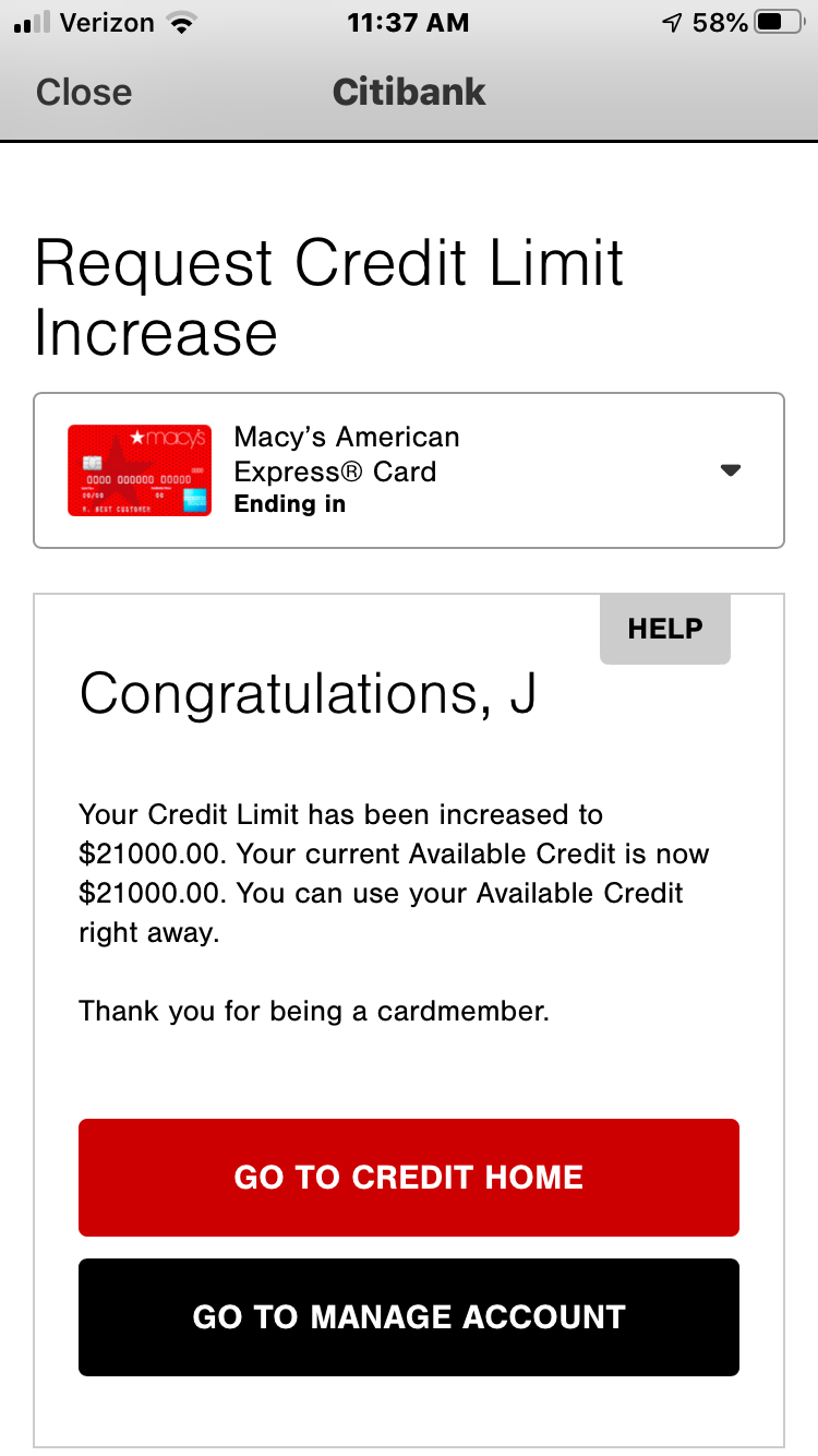 3rd Macy's Amex CLI --- +$7,500!!! - myFICO® Forums - 5951096