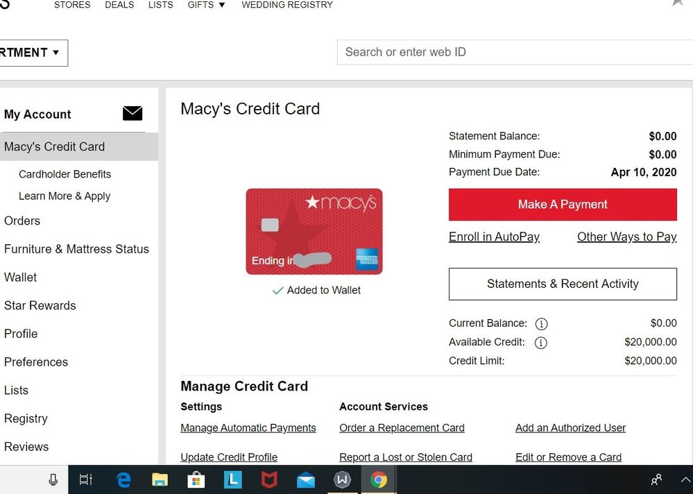 Macy's Amex
