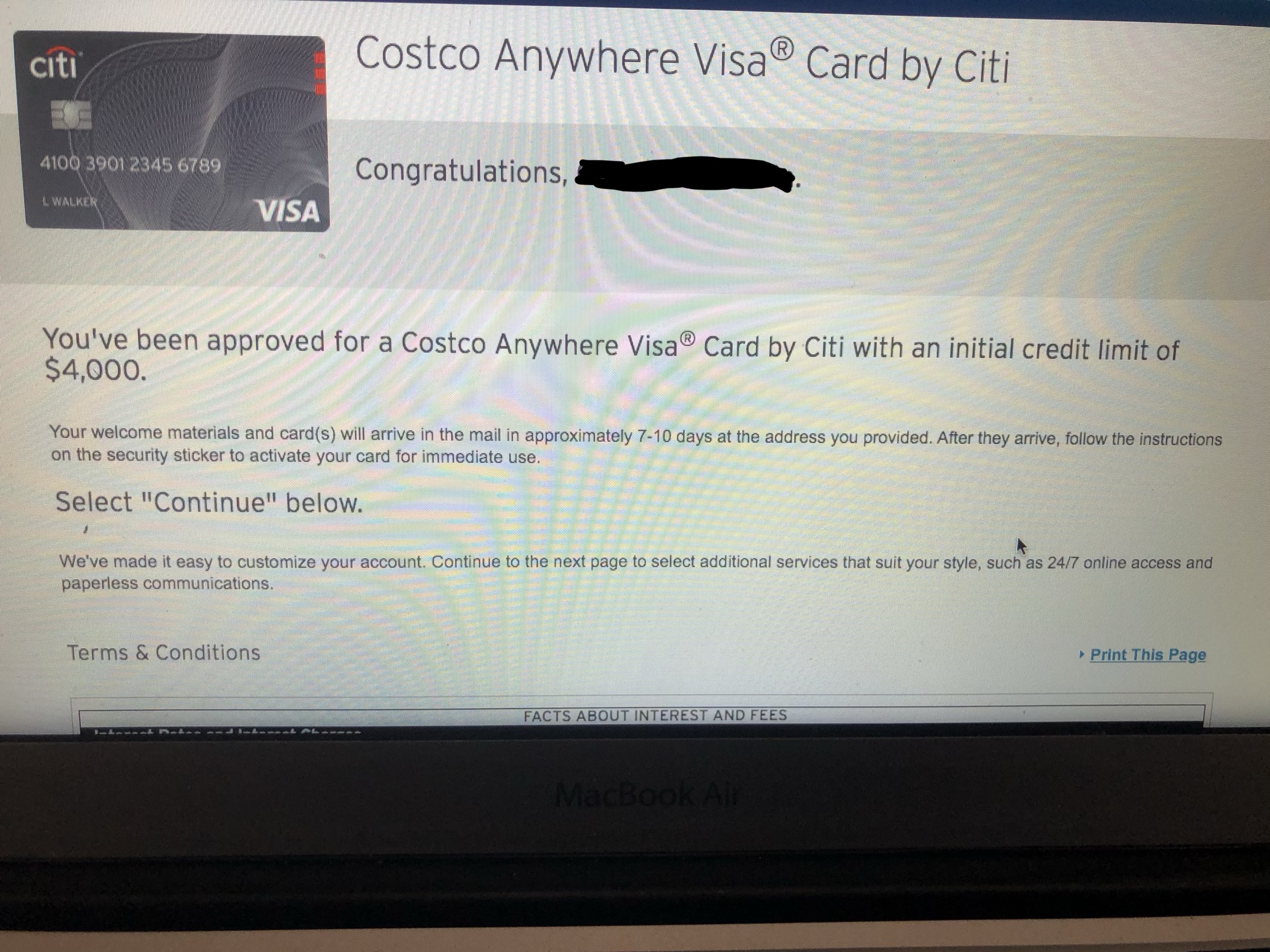 Citi Costco Approval!!! - myFICO® Forums - 5987826