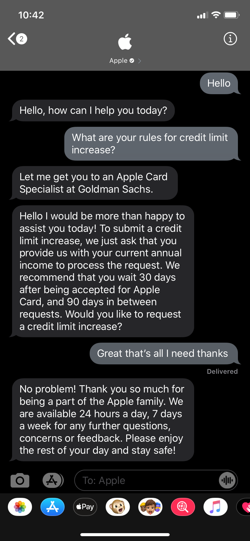 Apple Card - Credit Limit Increase (CLI) Rules - myFICO® Forums - 6021590
