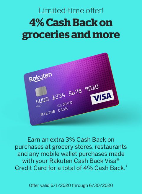 Rakuten Visa Card 4% (or 4x MR) back on Mobile Wal... - myFICO® Forums -  6039649