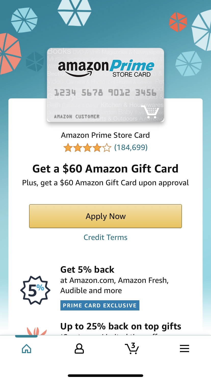 Amazon Prime Visa 150 Bonus Amazon Store Card Myfico Forums 6181223