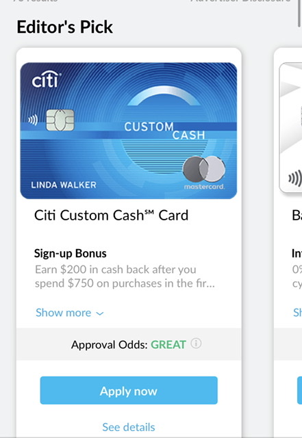 Citi Custom Cash Credit Card - Earn 5% Cash Back