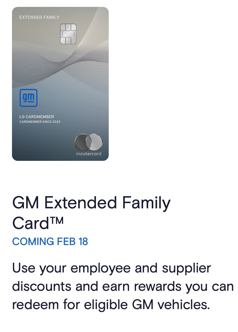 GM Extended Family Card  Marcus by Goldman Sachs®