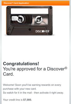 This was my favorite Discover Card design by far.