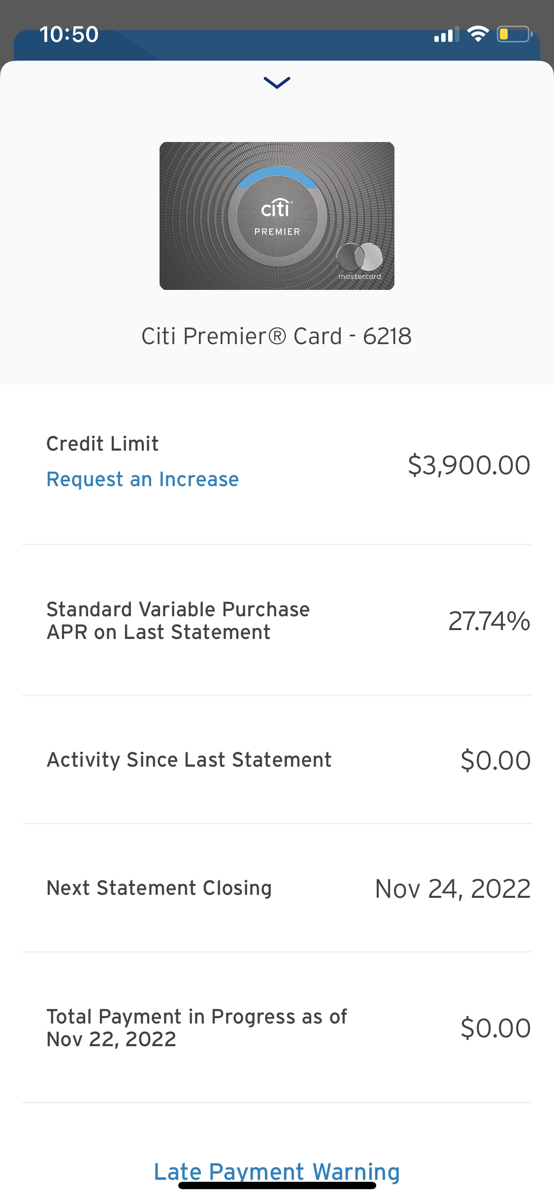Interesting Citibank CLI data points myFICO® Forums 6614922