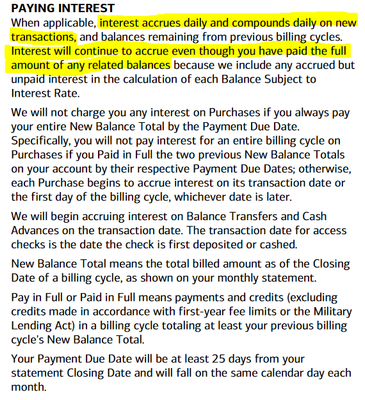 Bank of America Cardholder agreement.PNG