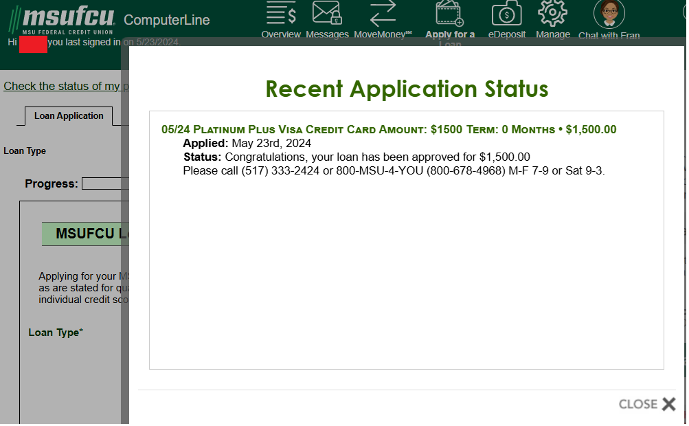MSUFCU (Michigan State University Federal Credit U... - myFICO® Forums ...
